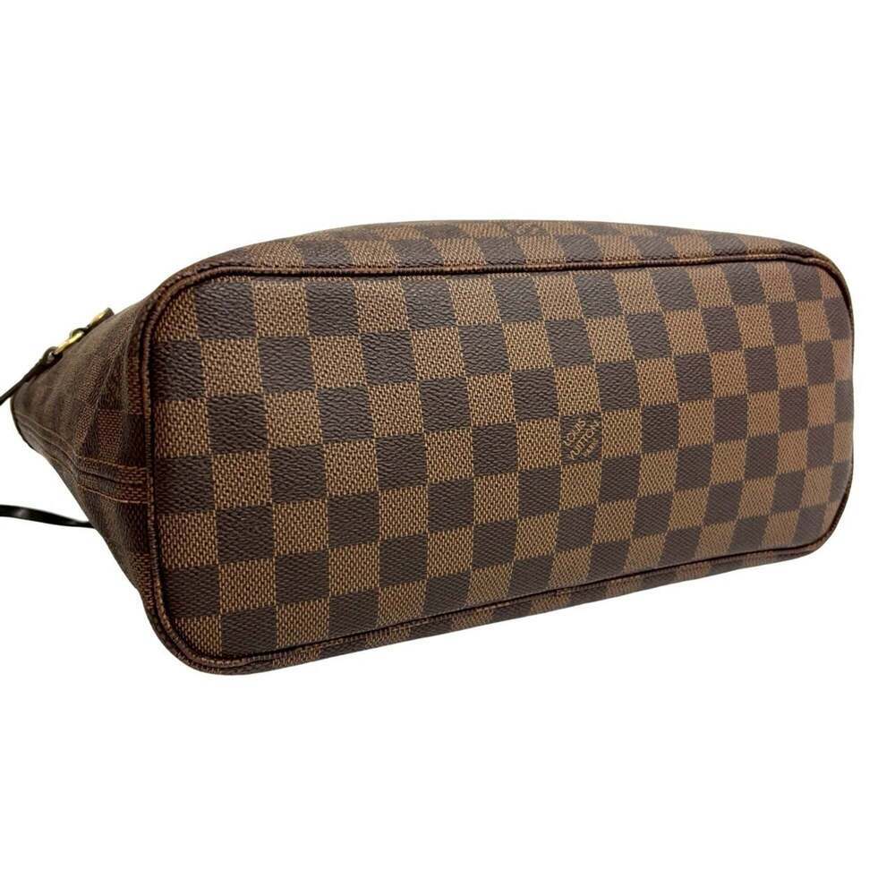 LOUIS VUITTON Brown Damier Leather Neverfull PM Shoulder Bag - Picture 7 of 10